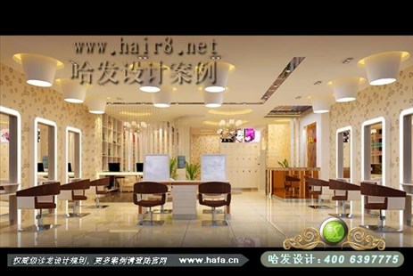 江苏省徐州市温馨简洁明亮美发店装修案例
