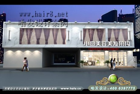 江苏省常州市现代与日式奢华混搭美发店设计案例