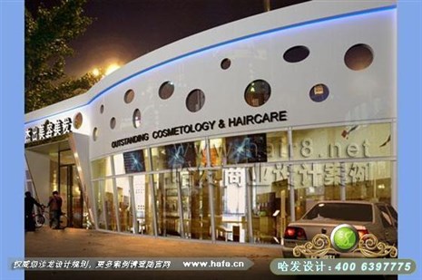 江苏省南京市现代简约风格美发店装修设计案例