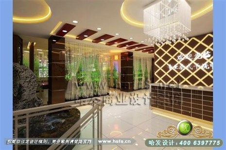 江西省中高市定位时尚美发店装修设计案例