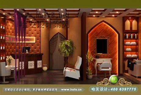 吉林省珲春市东南亚的时尚混搭美容店装修案例